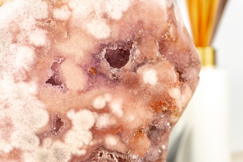 Captivating Natural Rose Amethyst Geode