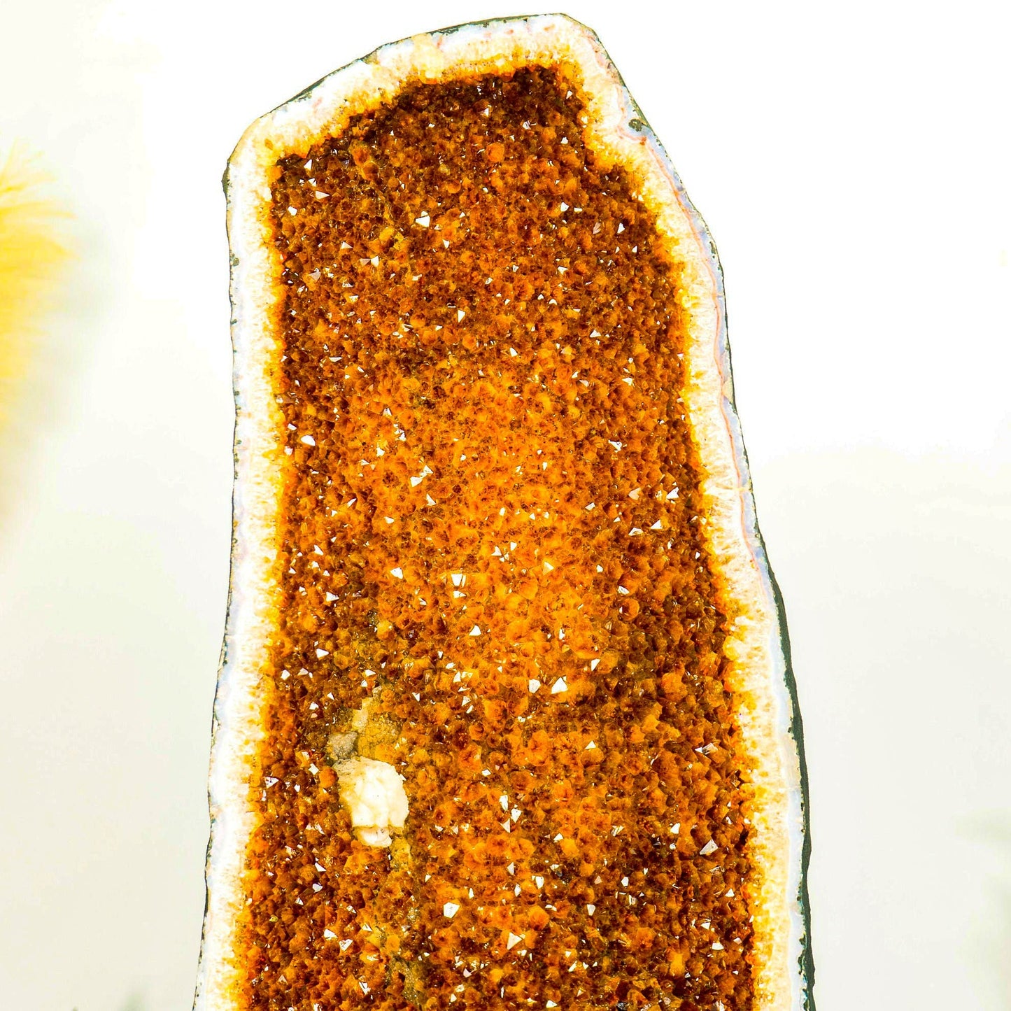 Stunning Large Citrine Geode Cathedral